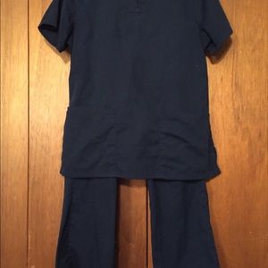 Navy scrubstar scrub set